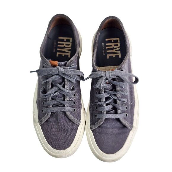 Frye Ludlow Low Mens Size 8 Medium Sneakers in Grey - Picture 1 of 10